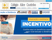 Tablet Screenshot of alicecoutinho.com